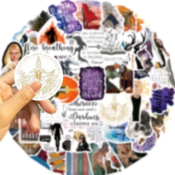 ACOTAR Throne of Glass Sarah J Maas Stickers - Picture 2 of 3